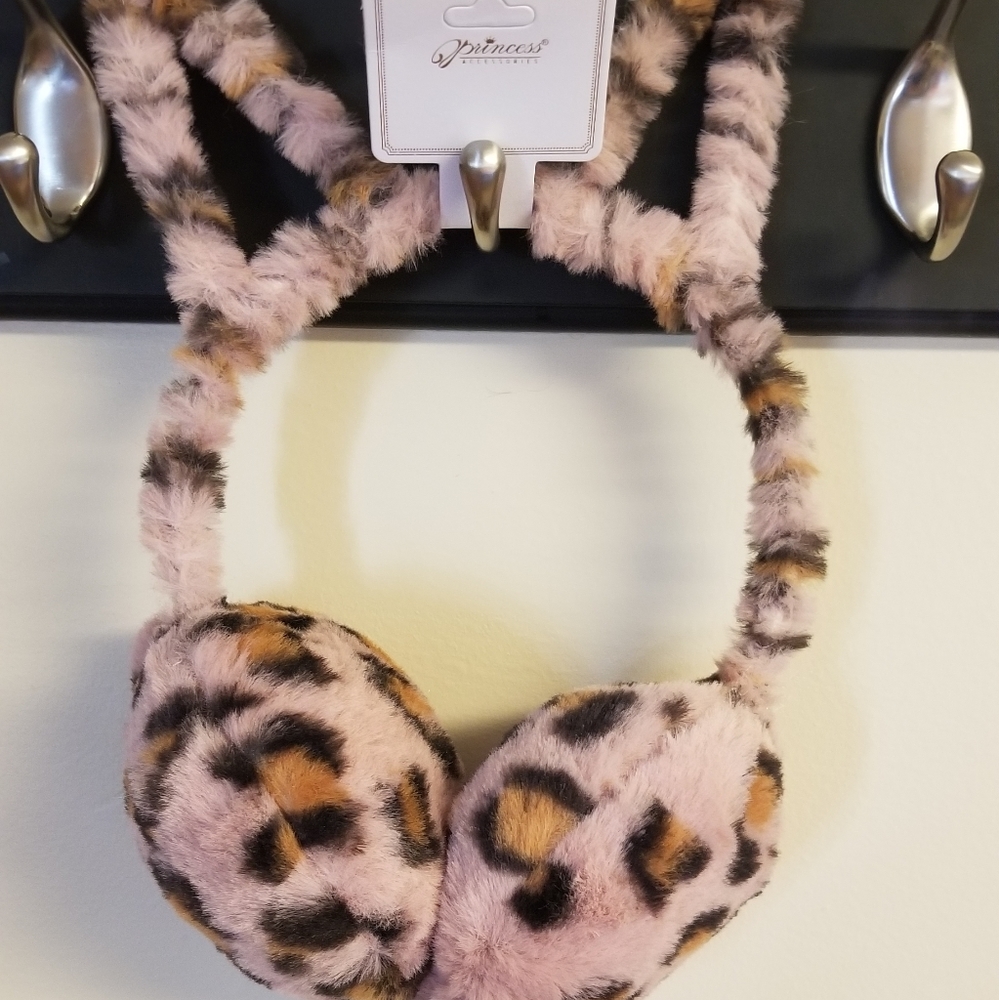 Girls Faux Fur Cat Earmuffs